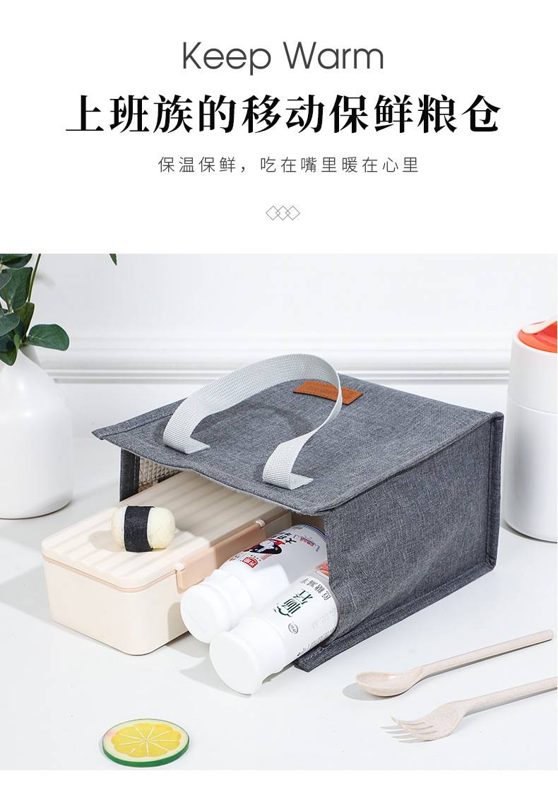 Large Capacity Insulated Lunch Bag 12