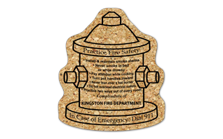 Fire Hydrant Cork Coaster 4