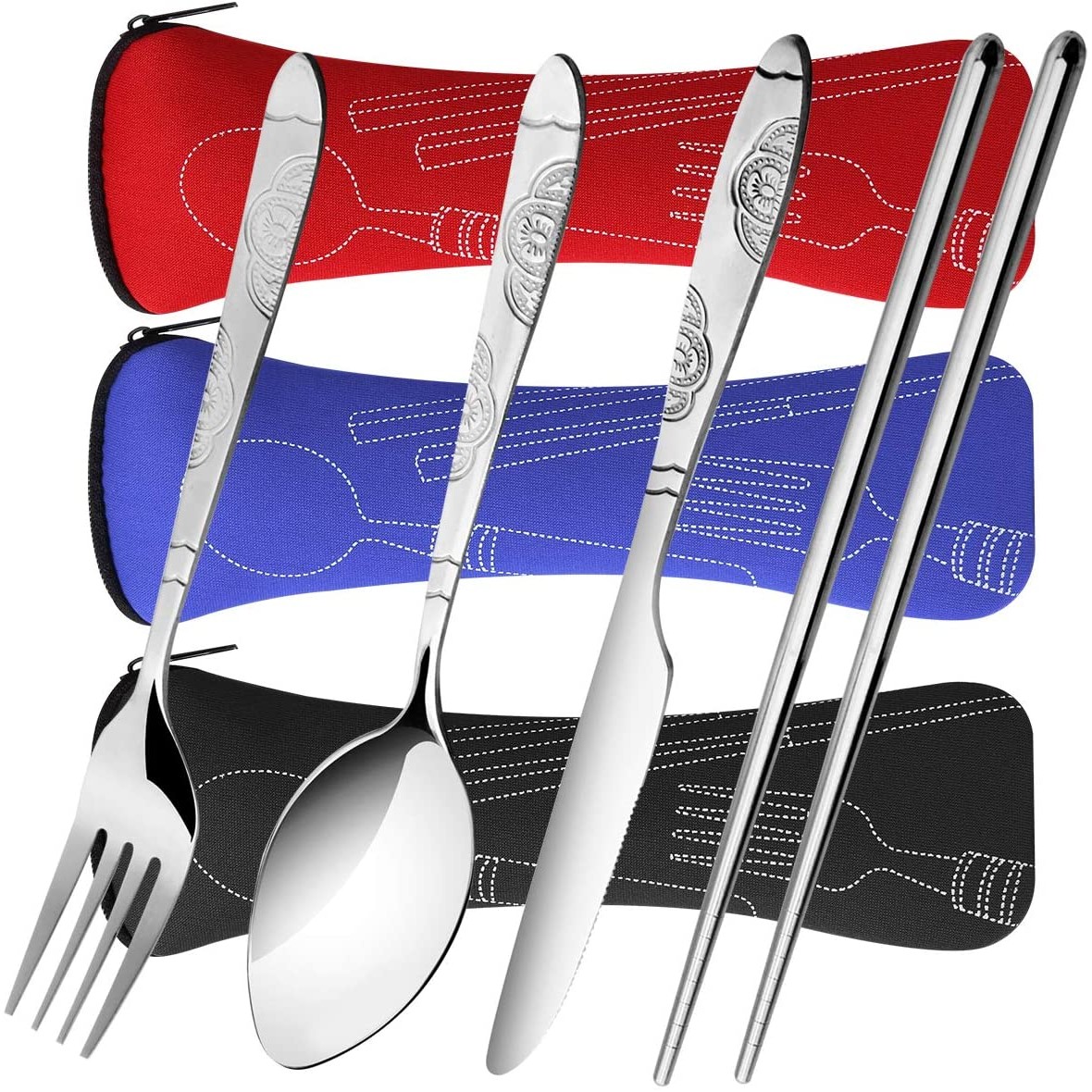 Stainless Steel Portable Cutlery Set 3