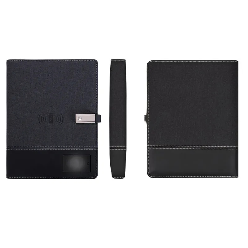 Multifunctional Diary NoteBook Power Bank Gift Set 4