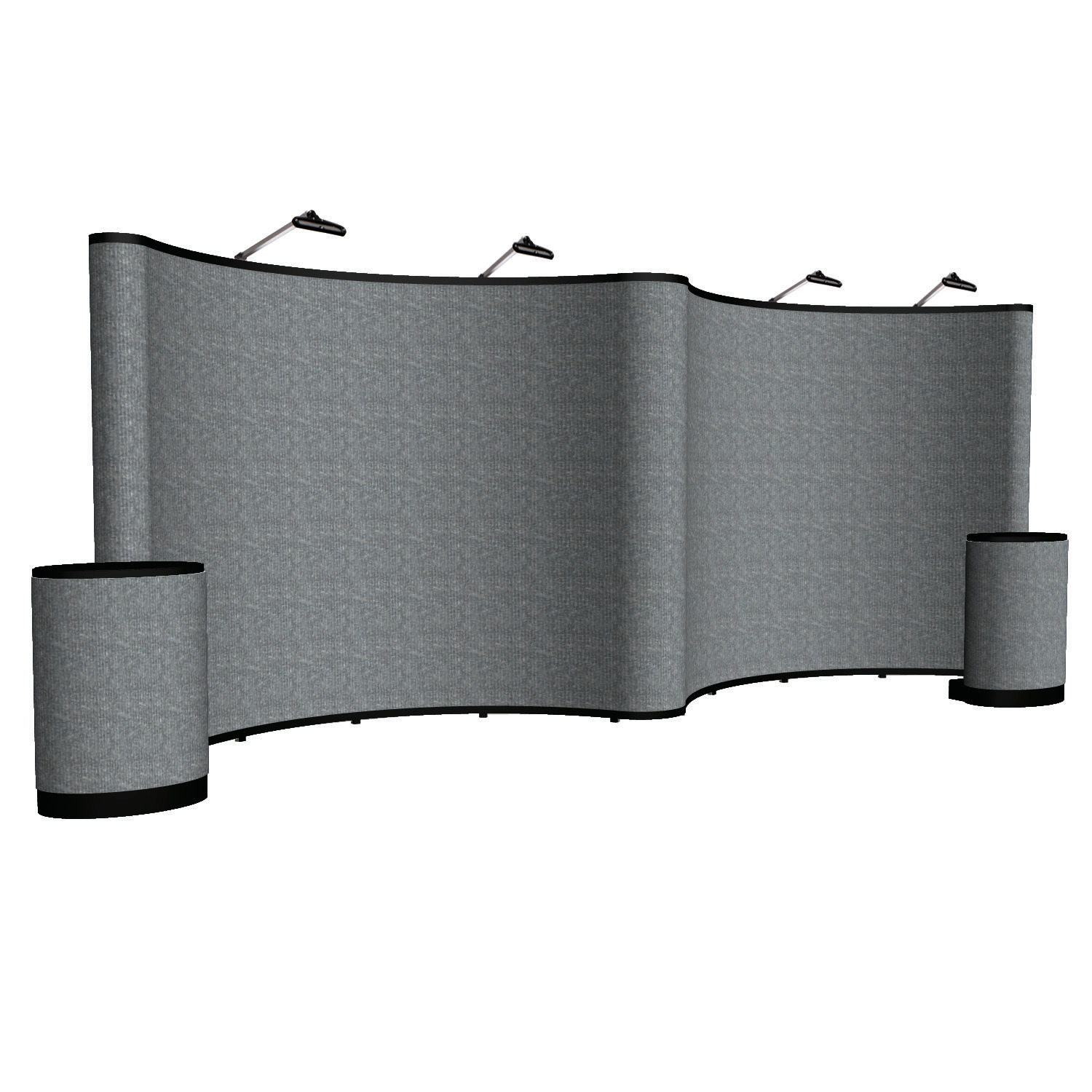 20' Gullwing Show 'N Rise Floor Display Kit (Fabric) 2