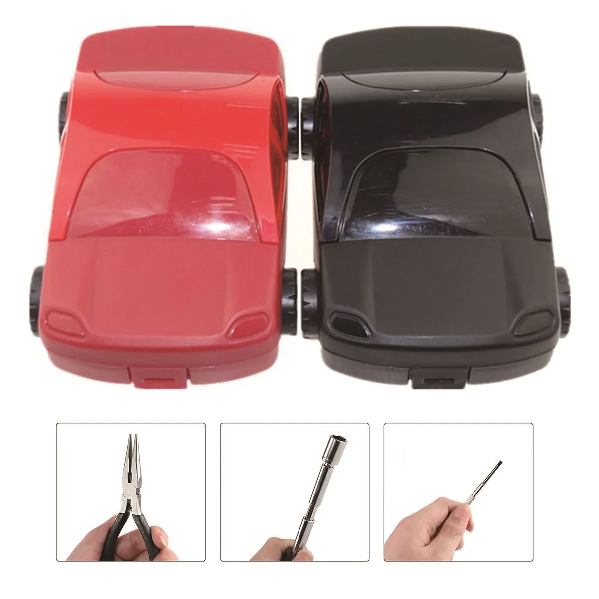 Car Shape Multifunctional Tool Kit Household Repair Toolset 3