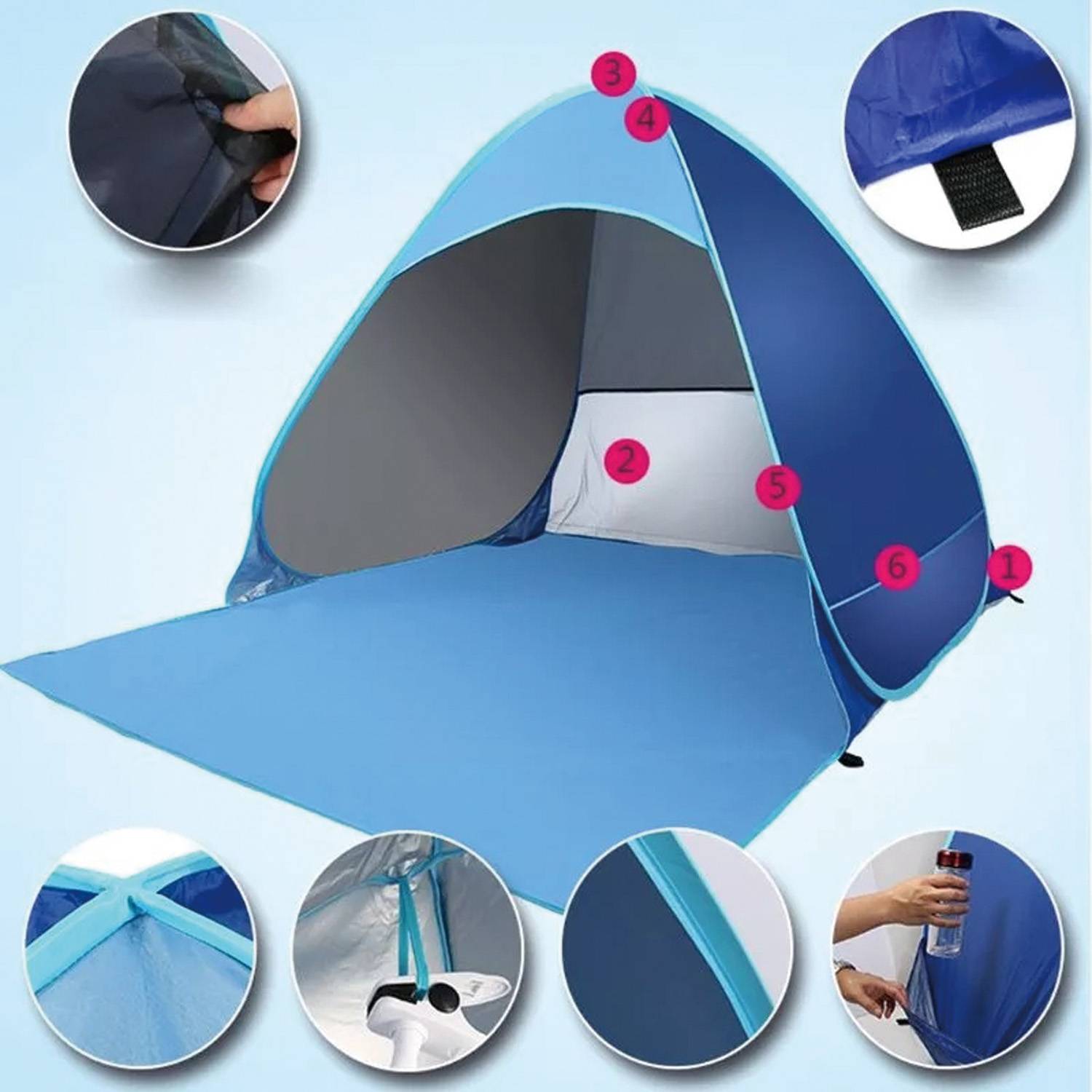 Day Tripper Sun Shelter Beach Tent 3