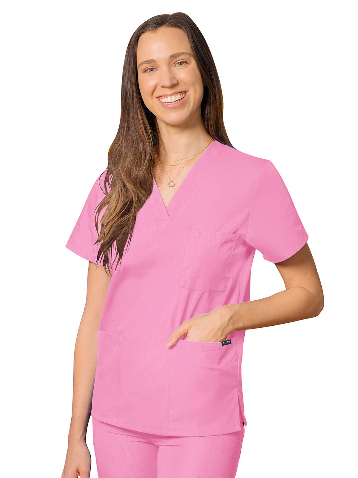 Adar - Universal - Unisex 3-Pocket V-Neck Top 34