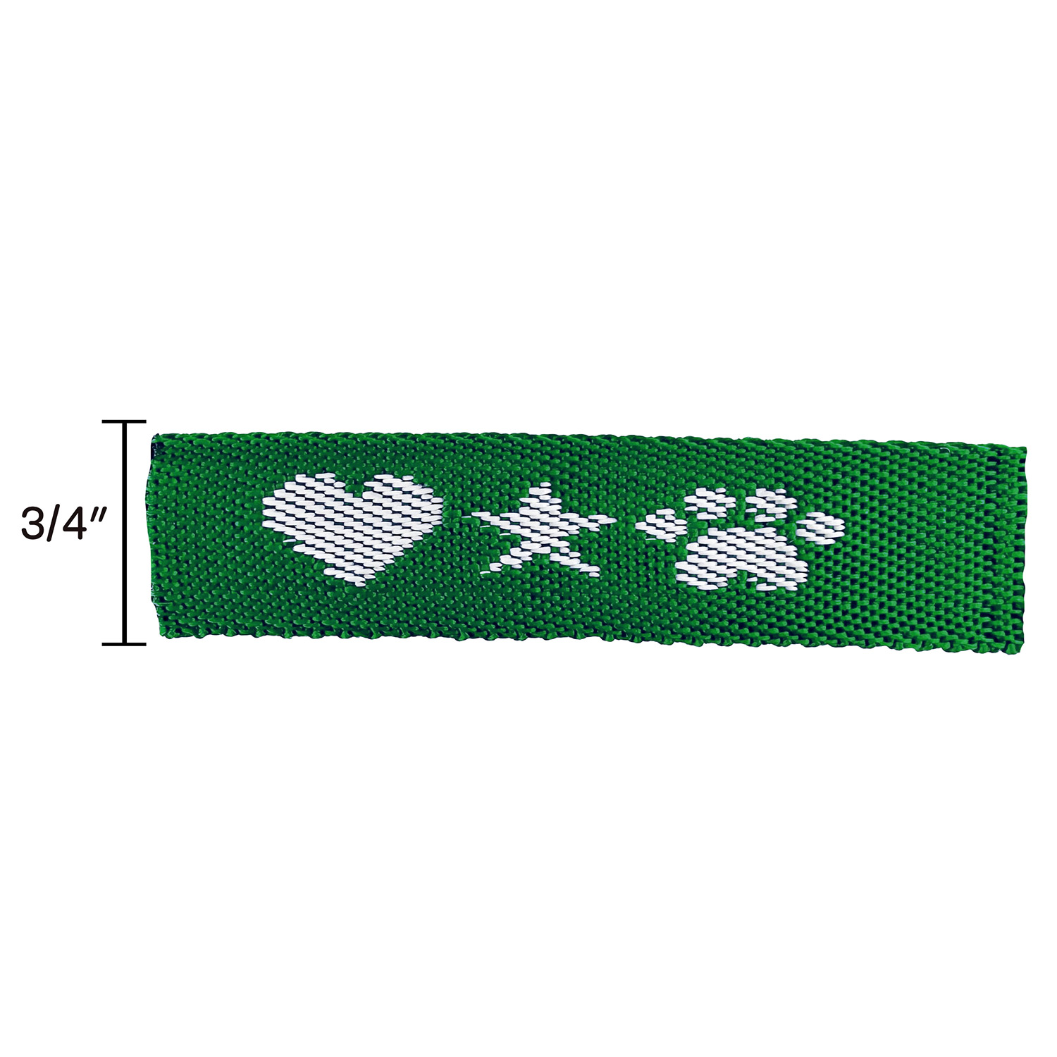 3/4" Woven lanyard w/ Swivel Snap & Split Ring & Breakaway - "Select" Weave 18