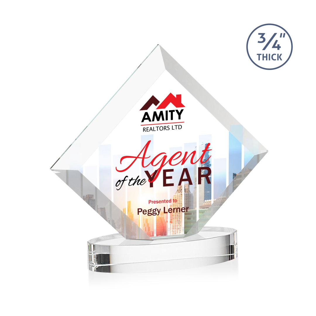 Belaire VividPrint™ Award on Alberton Base - Clear 6