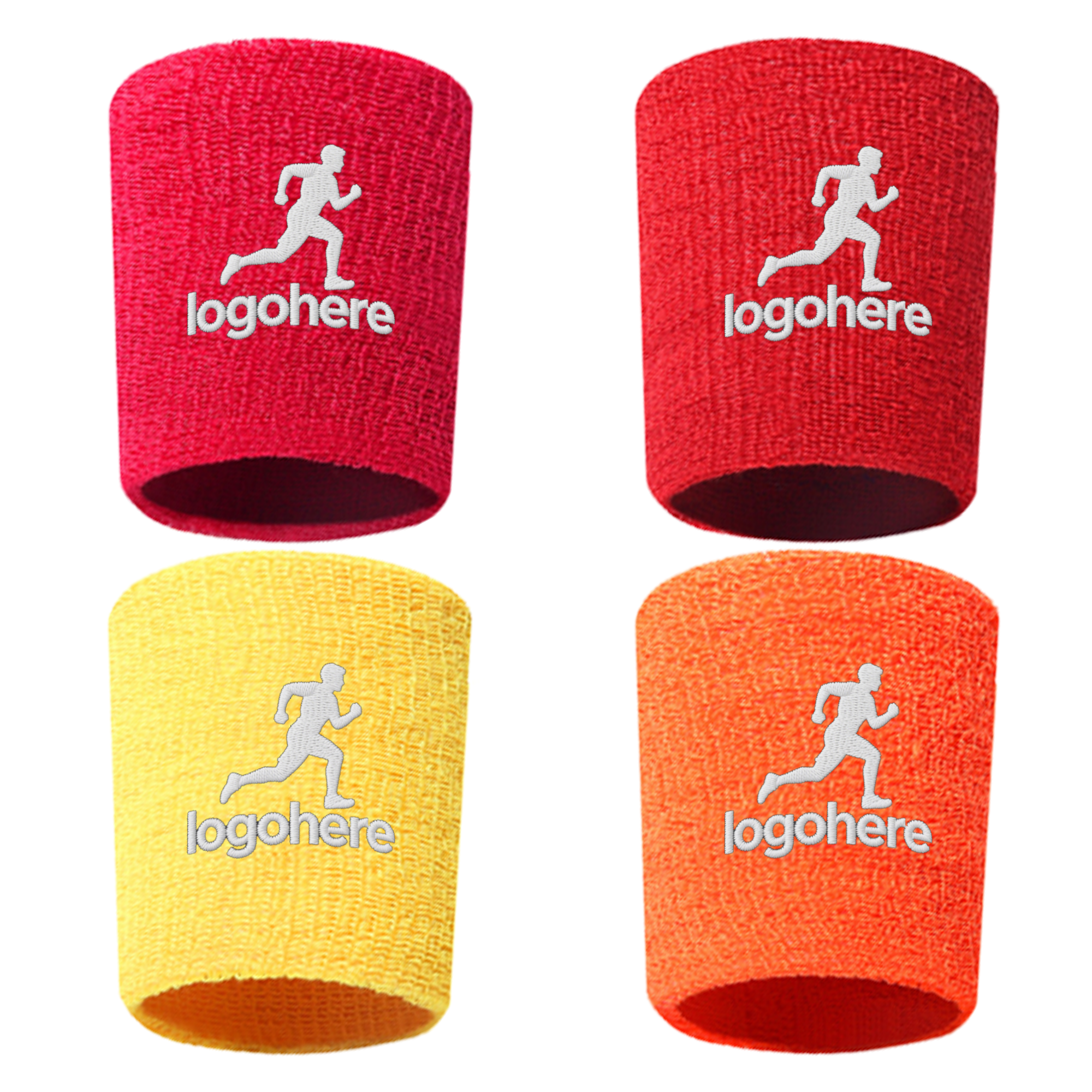 Pro Sports Sweat Embroidered Wristband 6