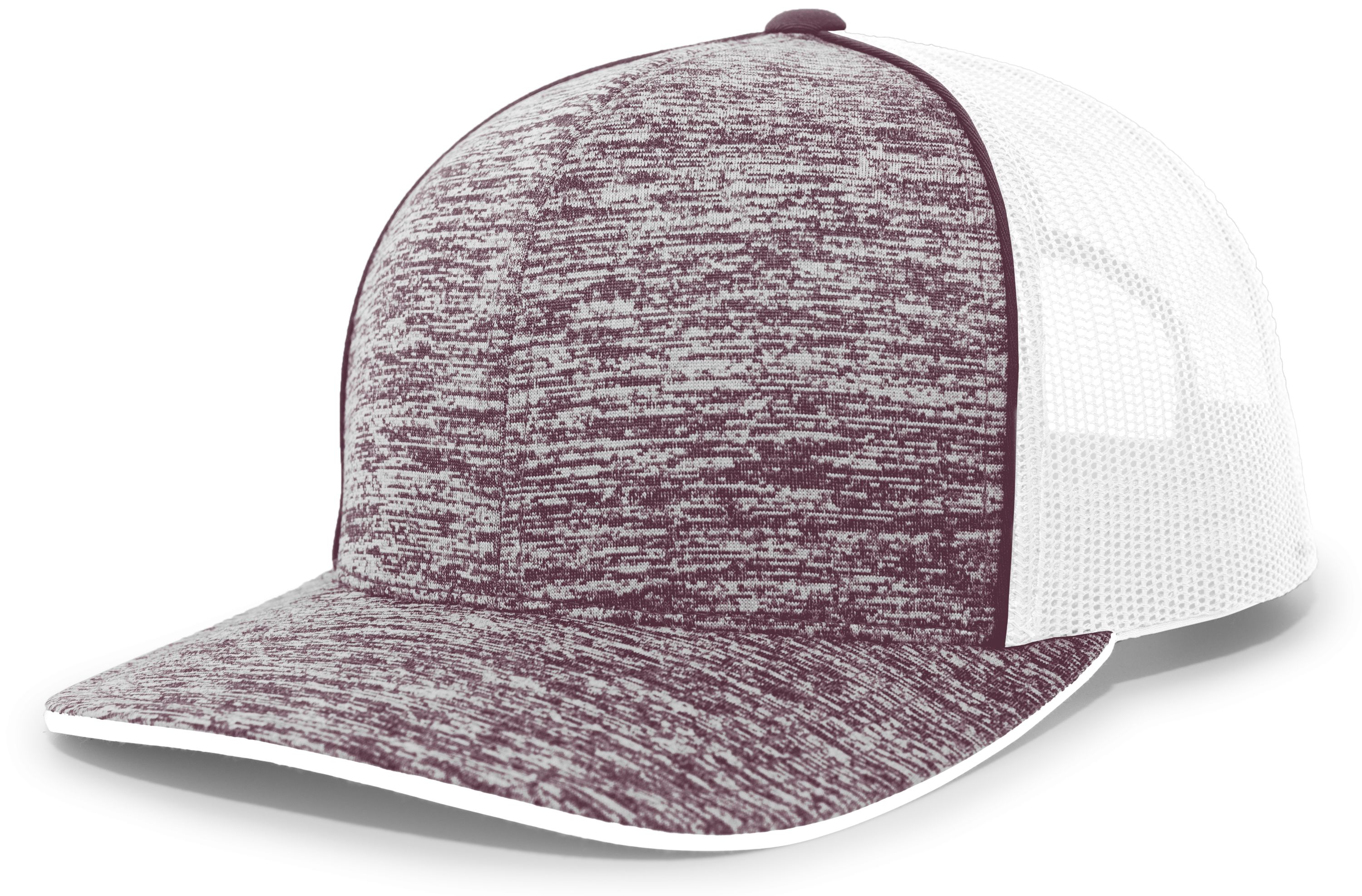 Aggressive Heather Trucker Snapback Cap 7
