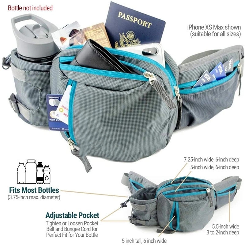 Fanny Pack With Water Bottle Holder 5