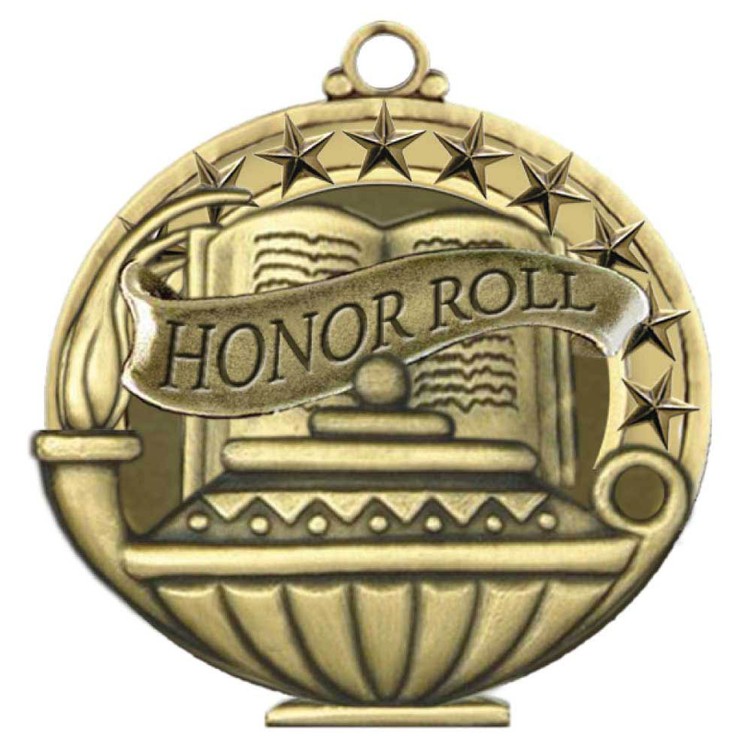 Honor Roll Academic Performance Medallion (2")