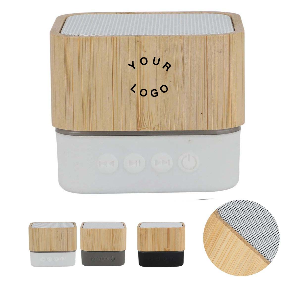 Bamboo Bluetooth Speaker with Stereo Sound 8