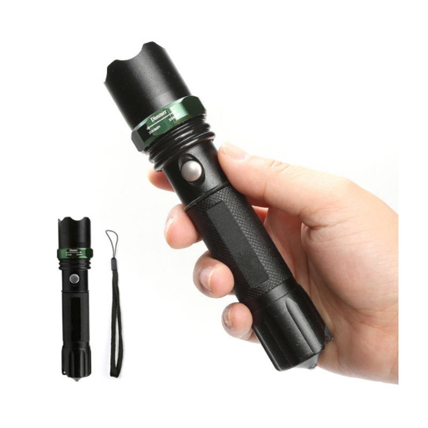 Aluminum Alloy Led Strong Light Charging Outdoor Flashlight 2