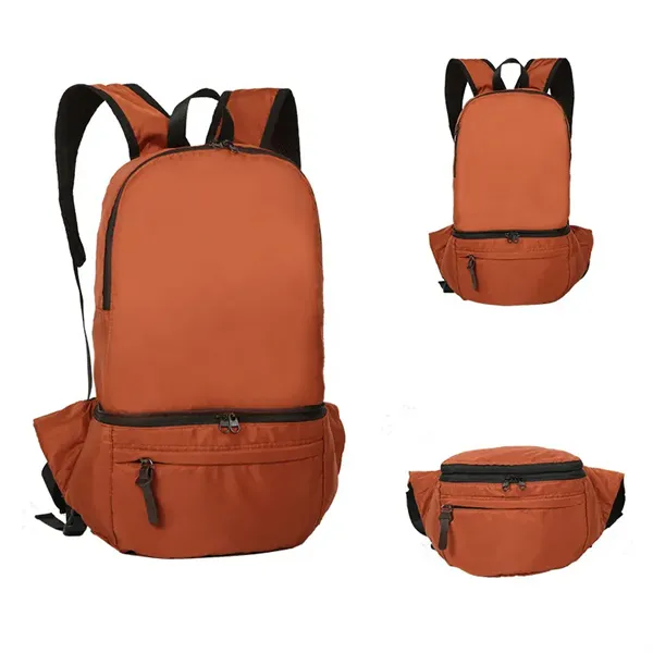 Foldable Sports Backpack Waist Bag 2