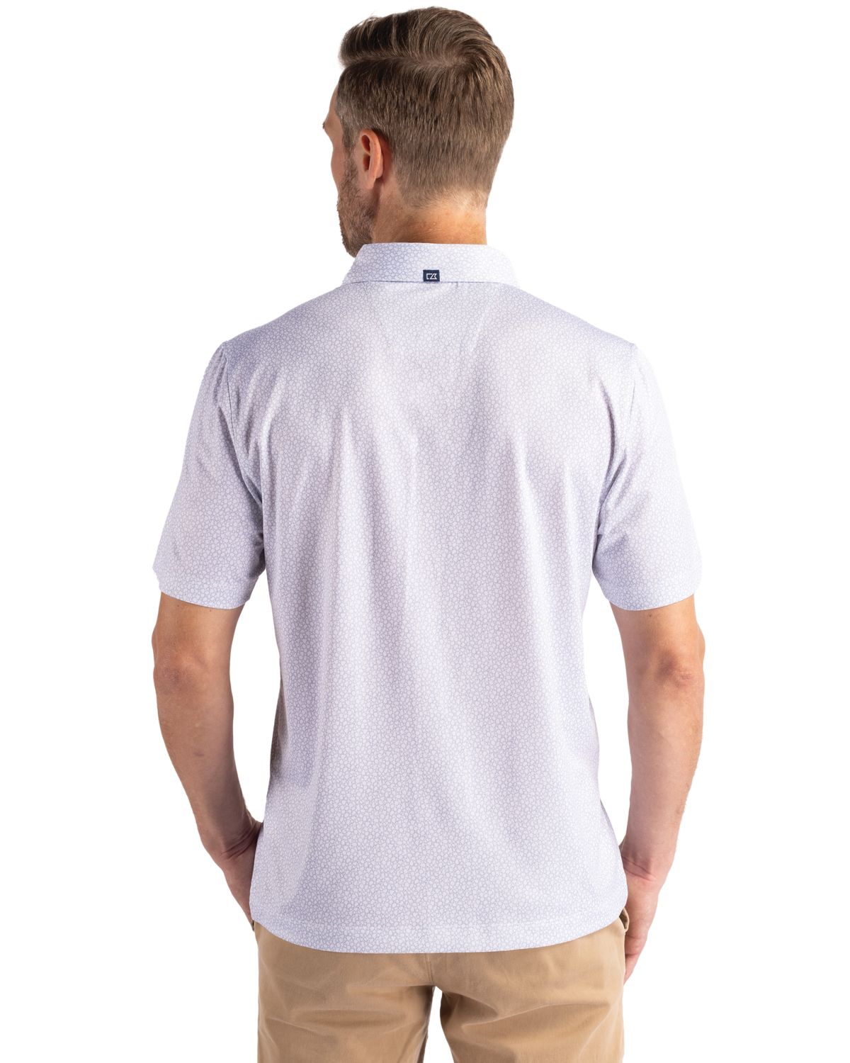 Cutter & Buck Pike Recycled Pebble Print Mens Polo 41