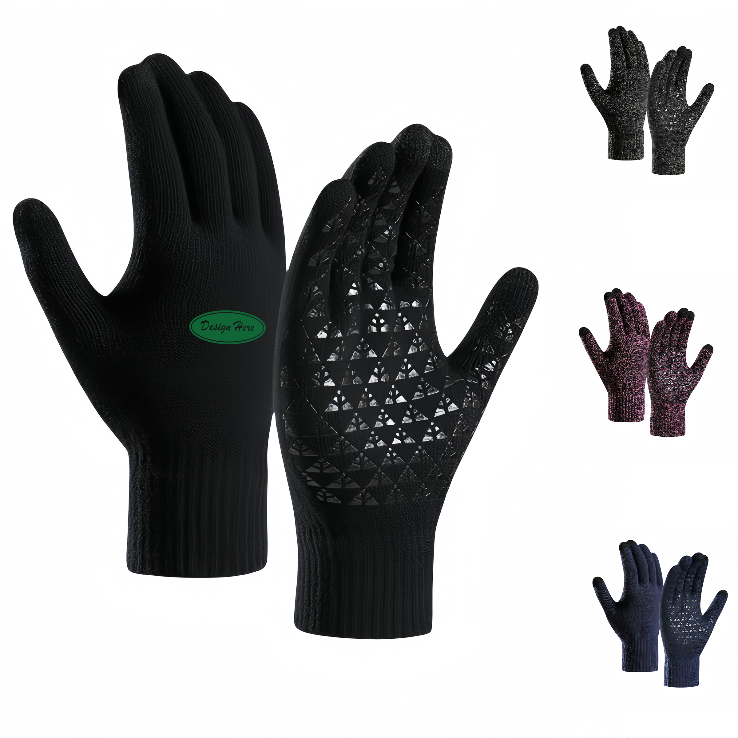 Touchscreen-Compatible Anti-Slip Winter Gloves 5