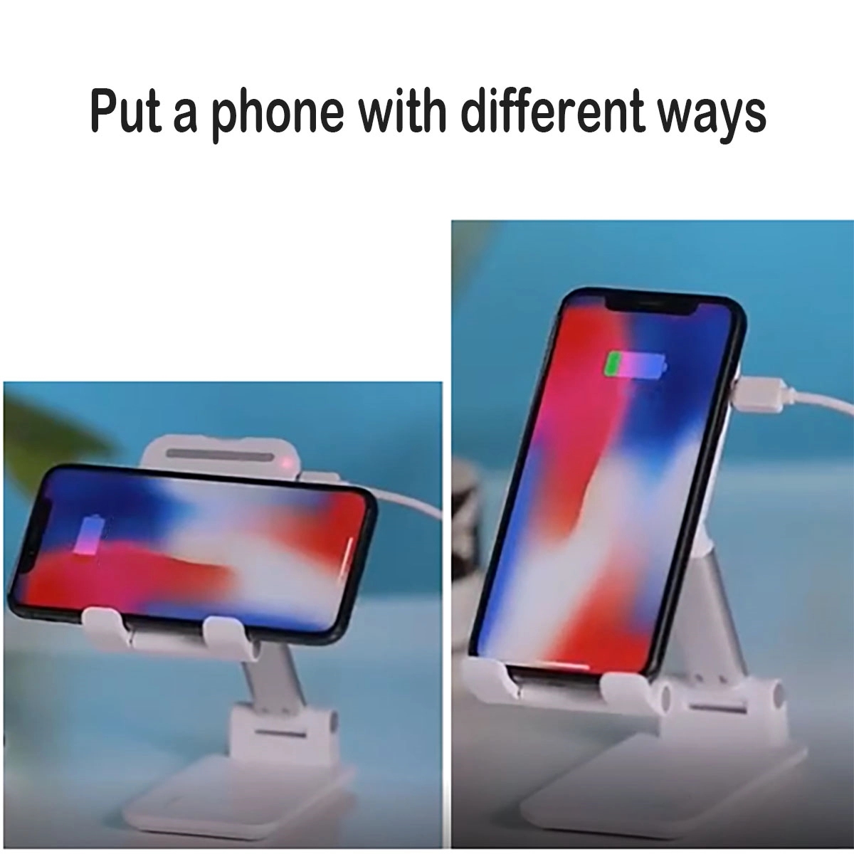 Adjustable Cell Phone Wireless Charging Stand 2