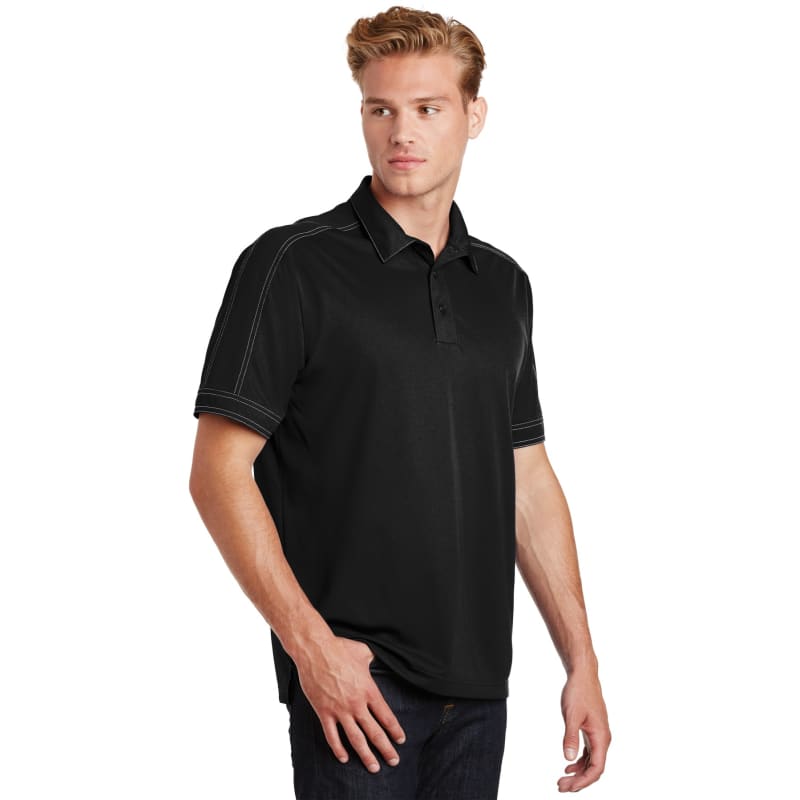 Sport-Tek Contrast Stitch Micropique Sport-Wick Polo. 34