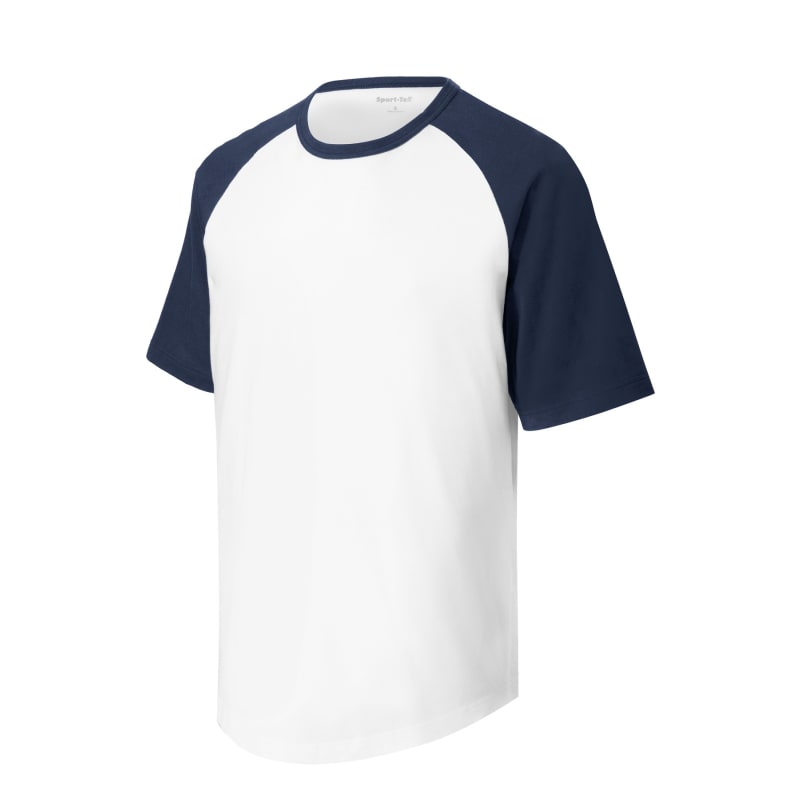 Sport-Tek Youth Short Sleeve Colorblock Raglan Jersey. 9