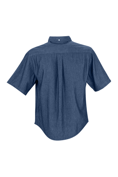 Men's Short-Sleeve Hudson Denim Shirt 21