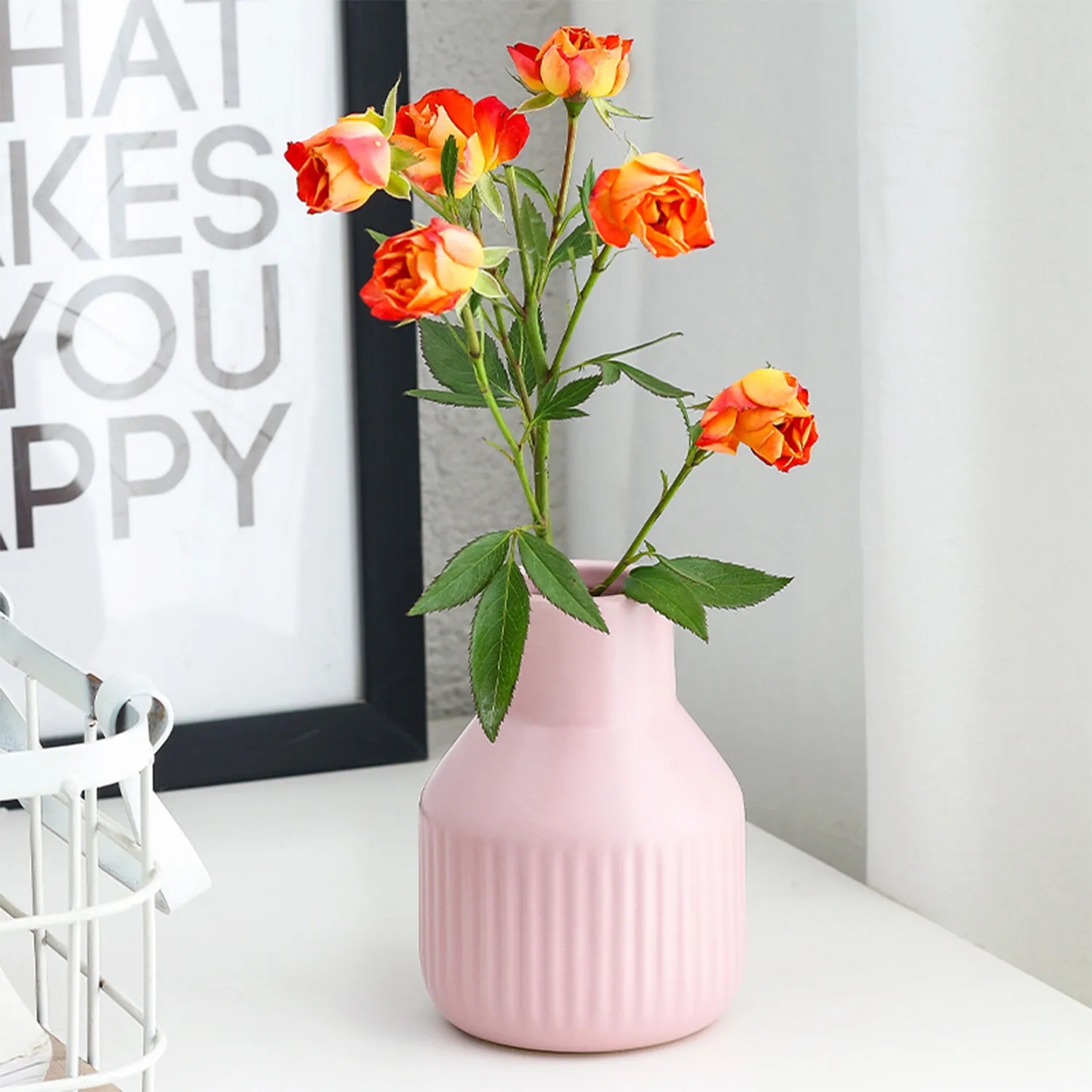Ceramic Vase Creative Dried Flower 4