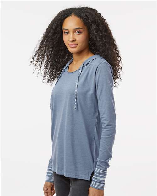 Women's Heathered Jersey Hooded Tunic - W19439 17