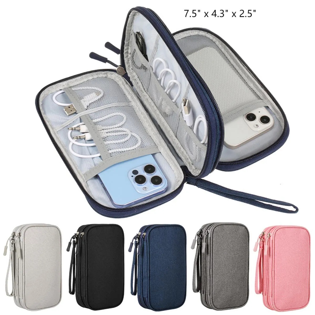 Electronic Accessories Organizer Travel Cable Bag 4