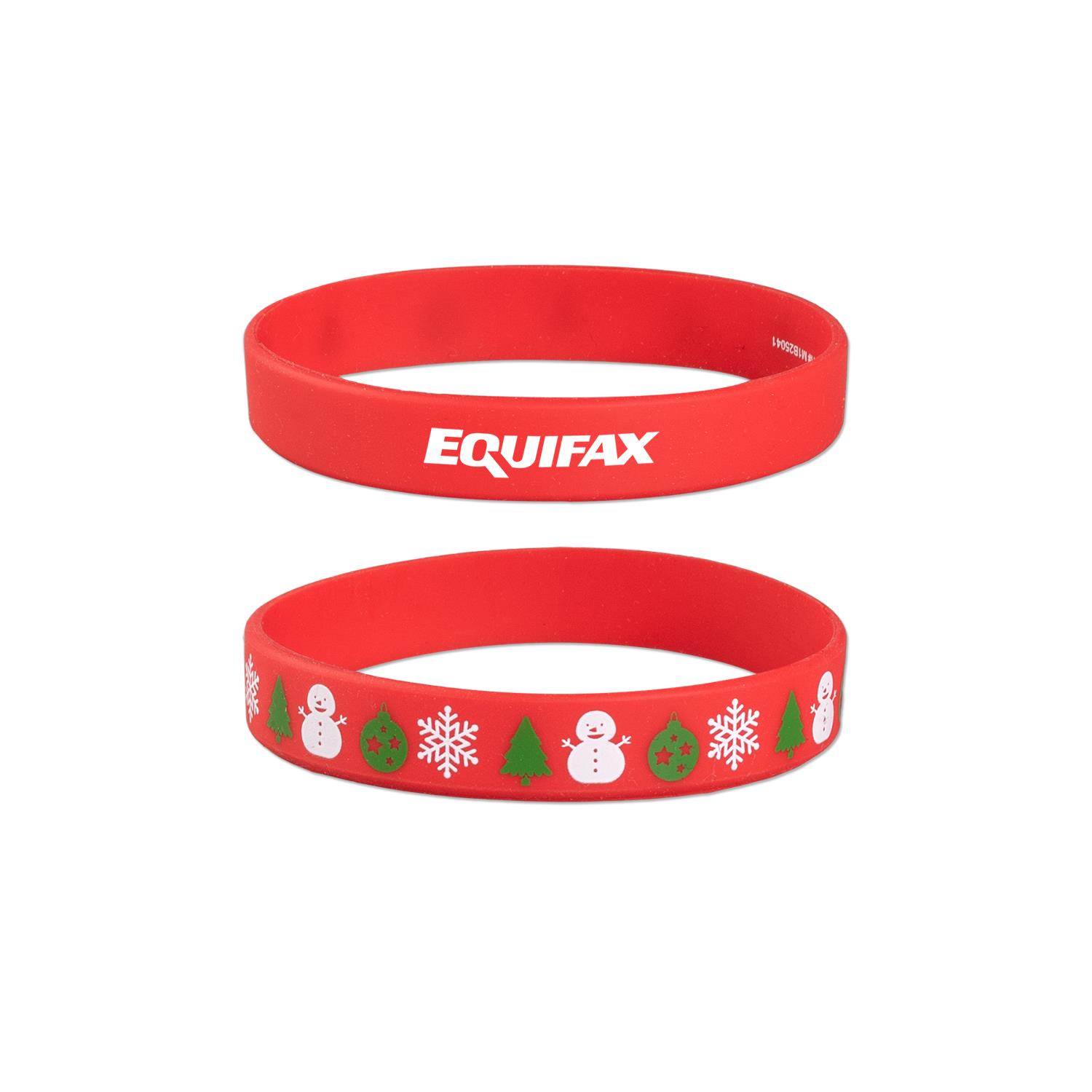Christmas Silicone Wristband Bracelet
