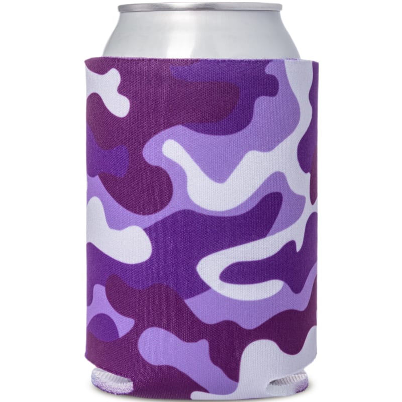 Custom Colored Camo Foam Collapsible Coolies, custom koozie with logo imprint 8