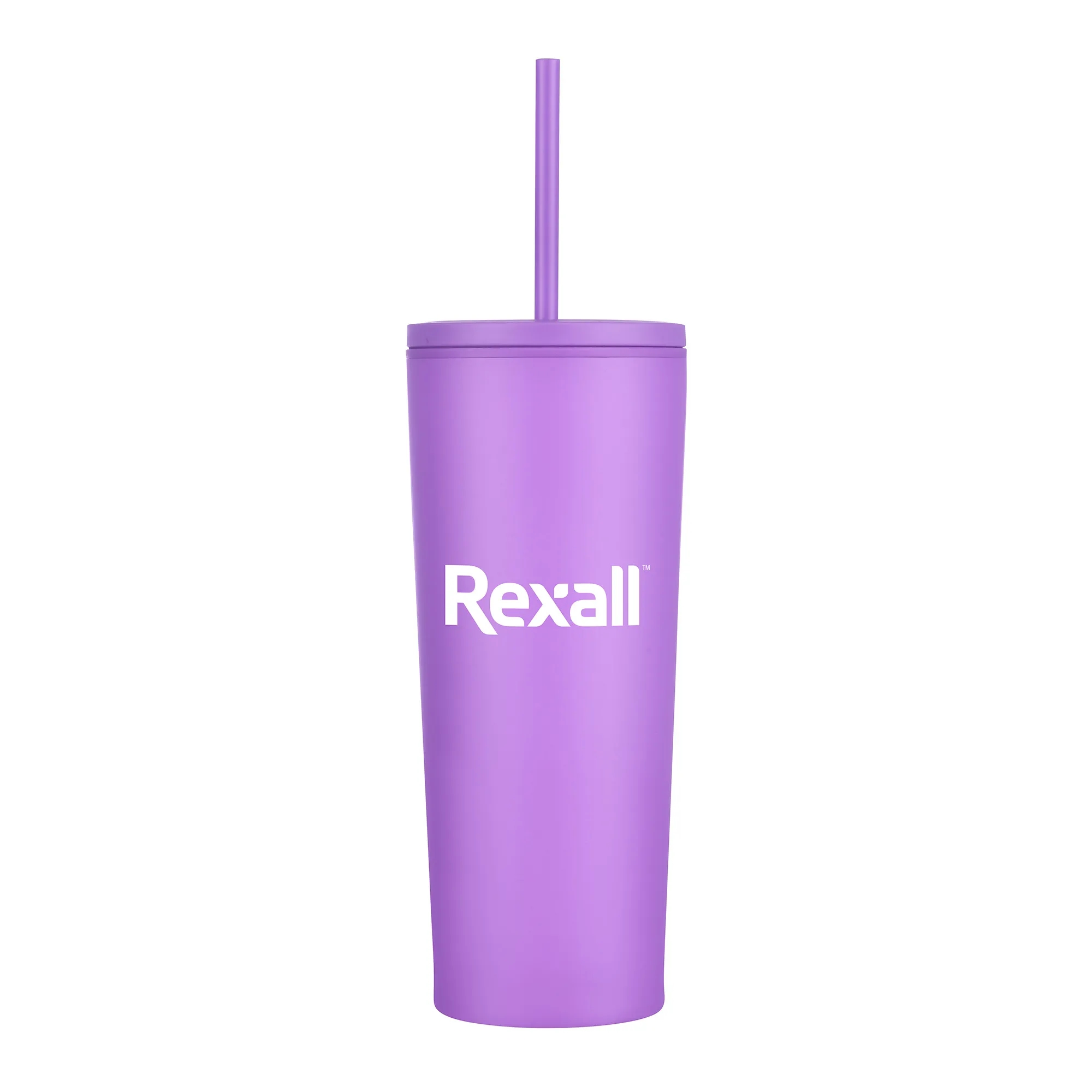 24oz. Double Wall SS / PP Mug with Straw 25