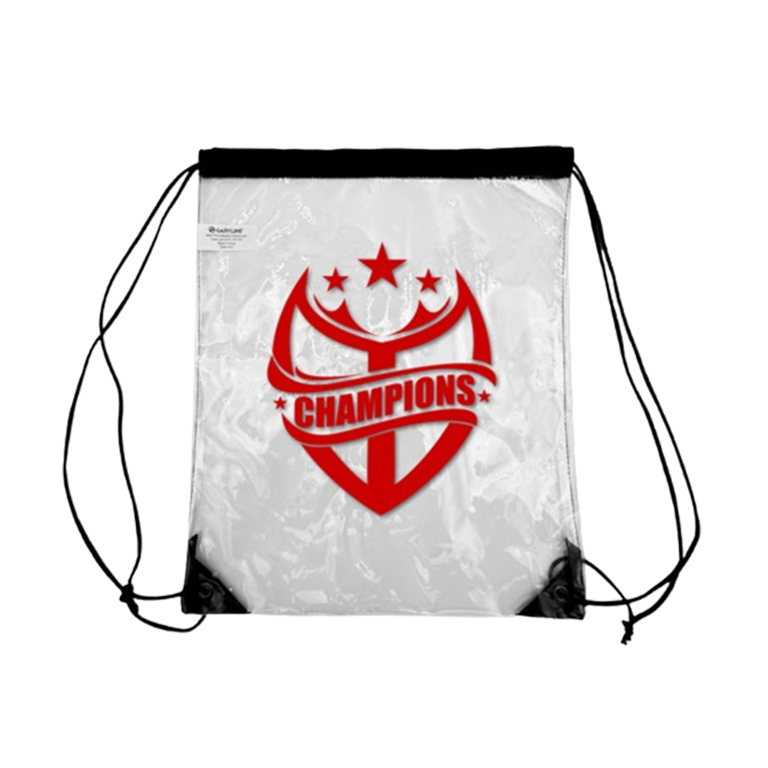 Clear PVC Drawstring Backpack 1