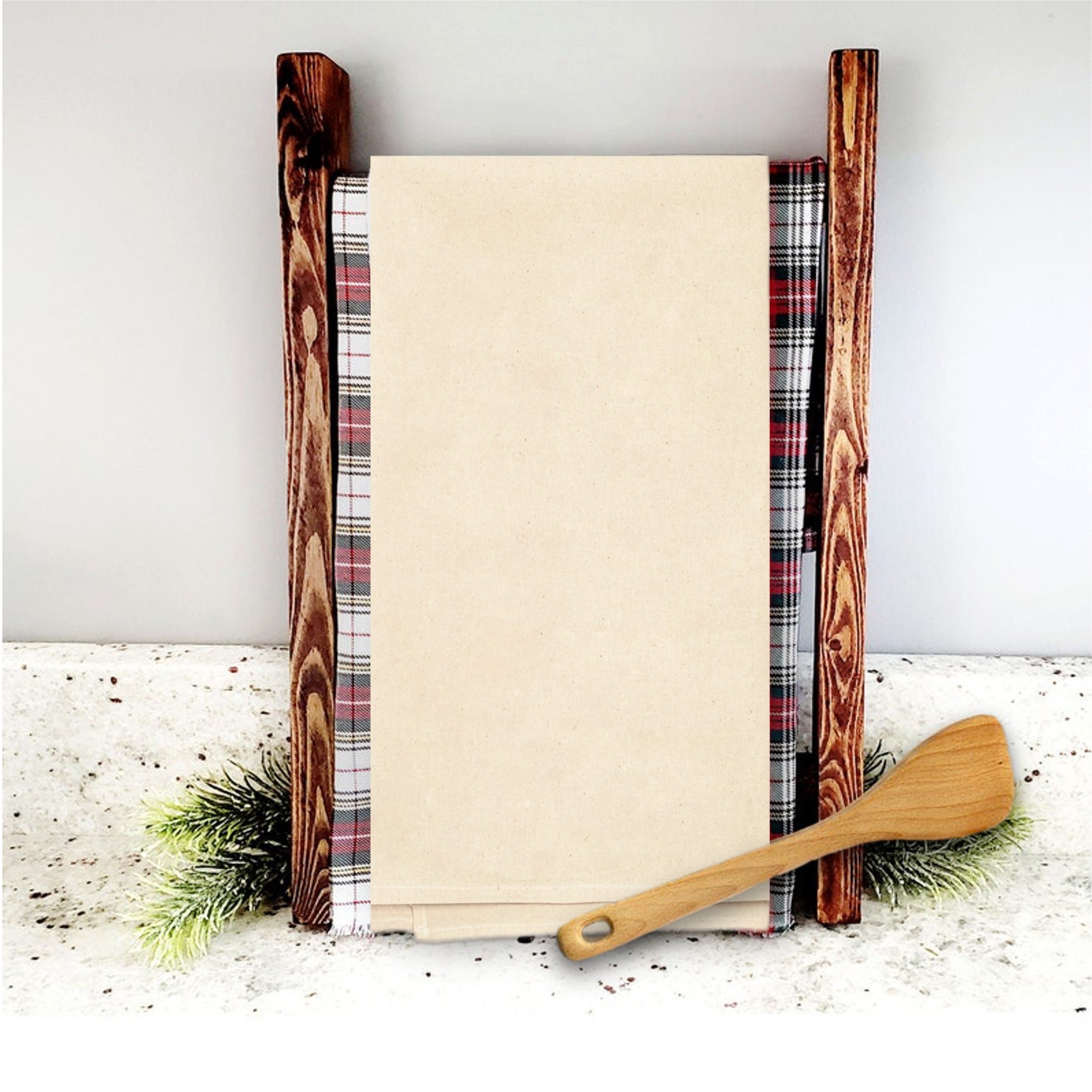 Natural Vintage Flour Sack Tea Towel 12