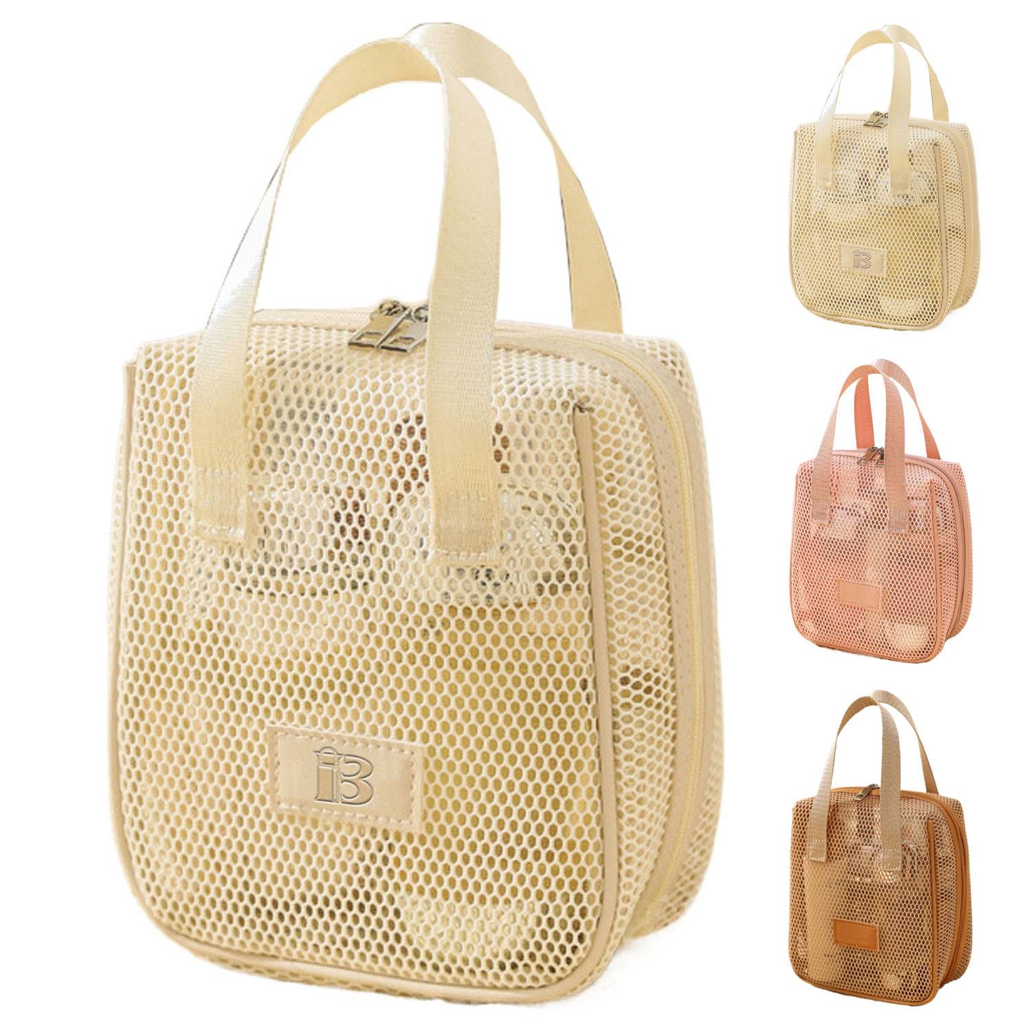 Lightweight Portable Breathable Mesh Cosmetic Bag