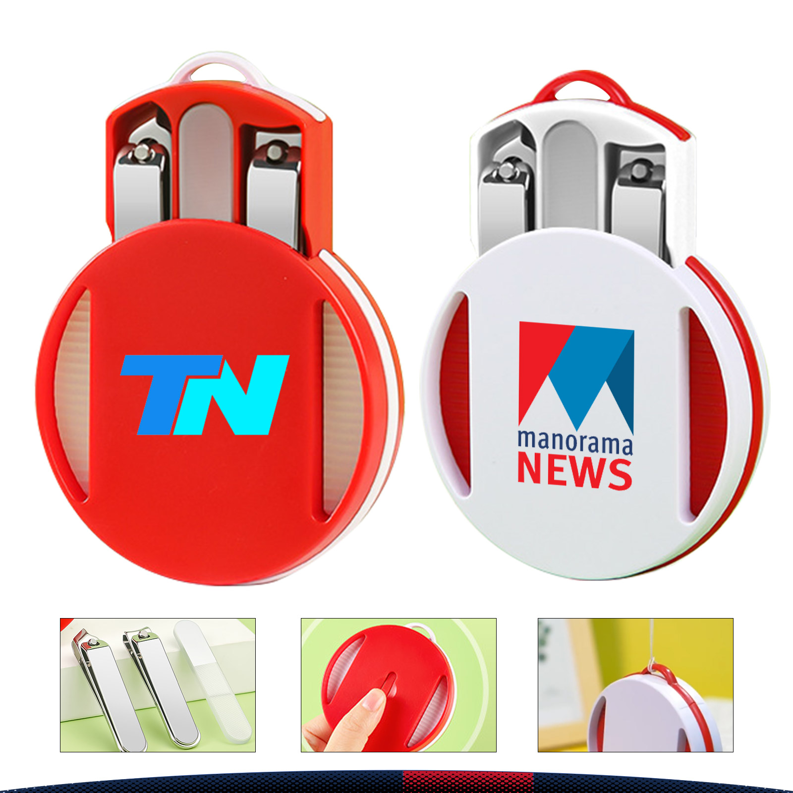 Rusie 3-Piece Stainless Steel Nail Clipper Set 1