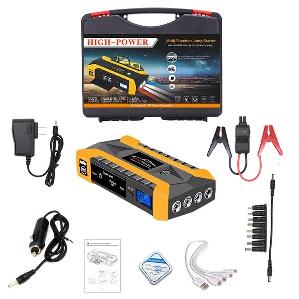Multifunctional Emergency Kits -12000mAh Car Jump Starter 2