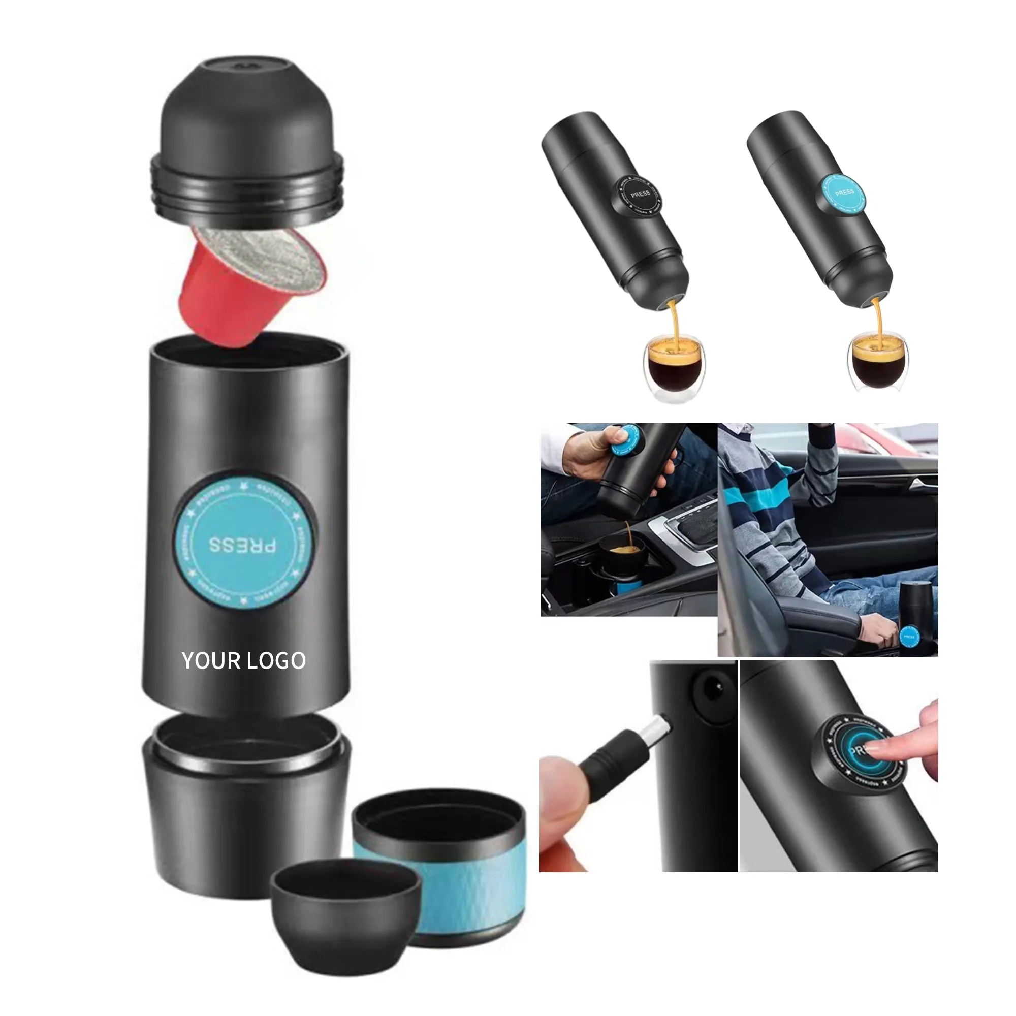 MOQ 50 Italian-Style Portable Espresso Maker 2