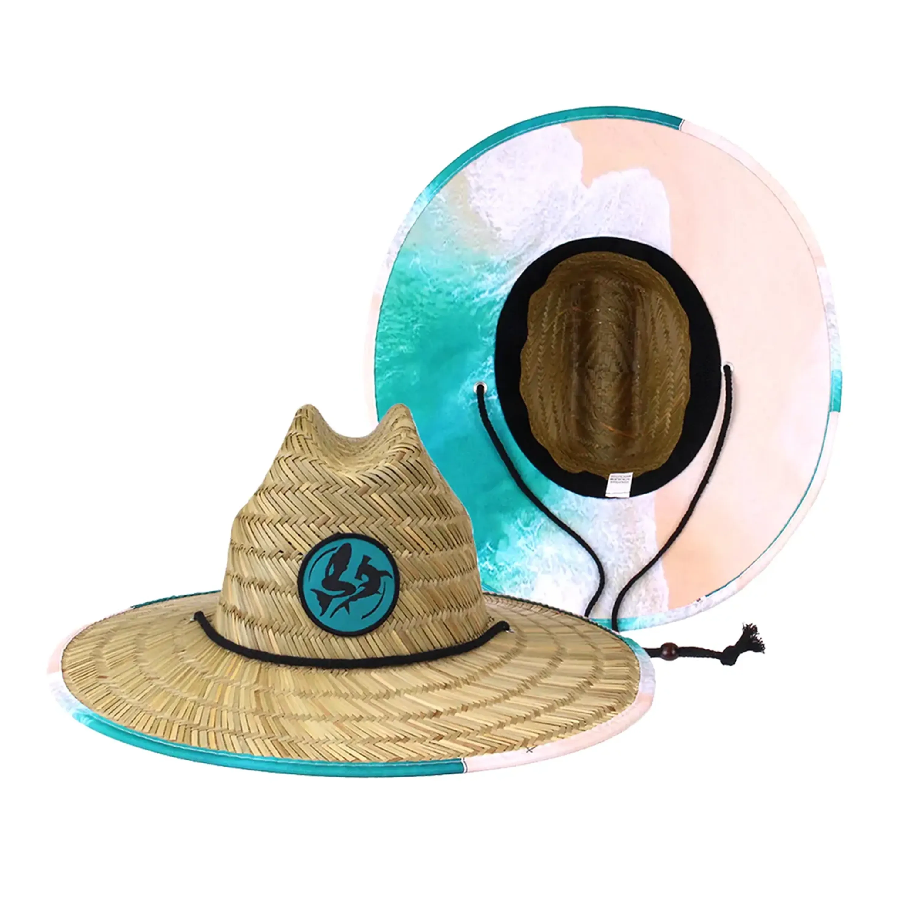 Embroidered Lifeguard Straw Hat 4