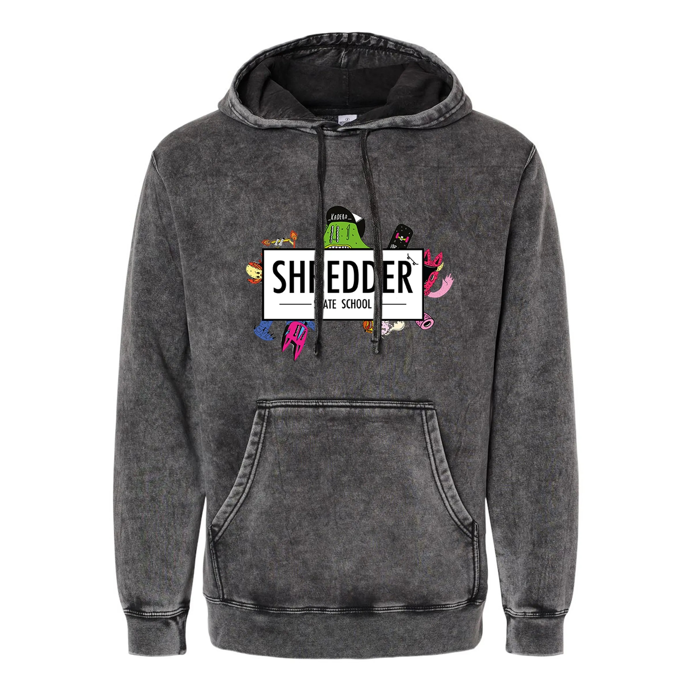 Independent Trading Co. Unisex Midweight Mineral Wash Hooded 6