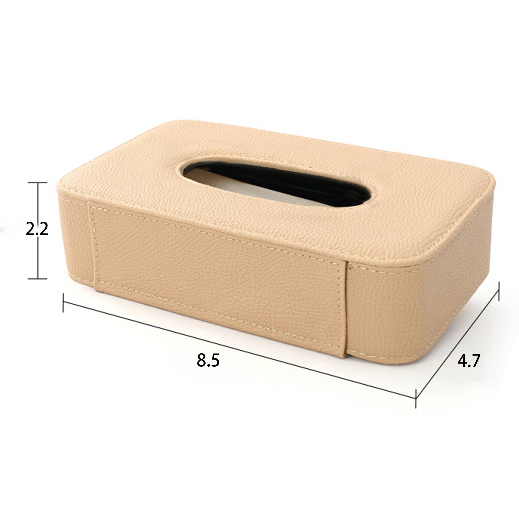 PU Leather Tissue Holder for Car 3