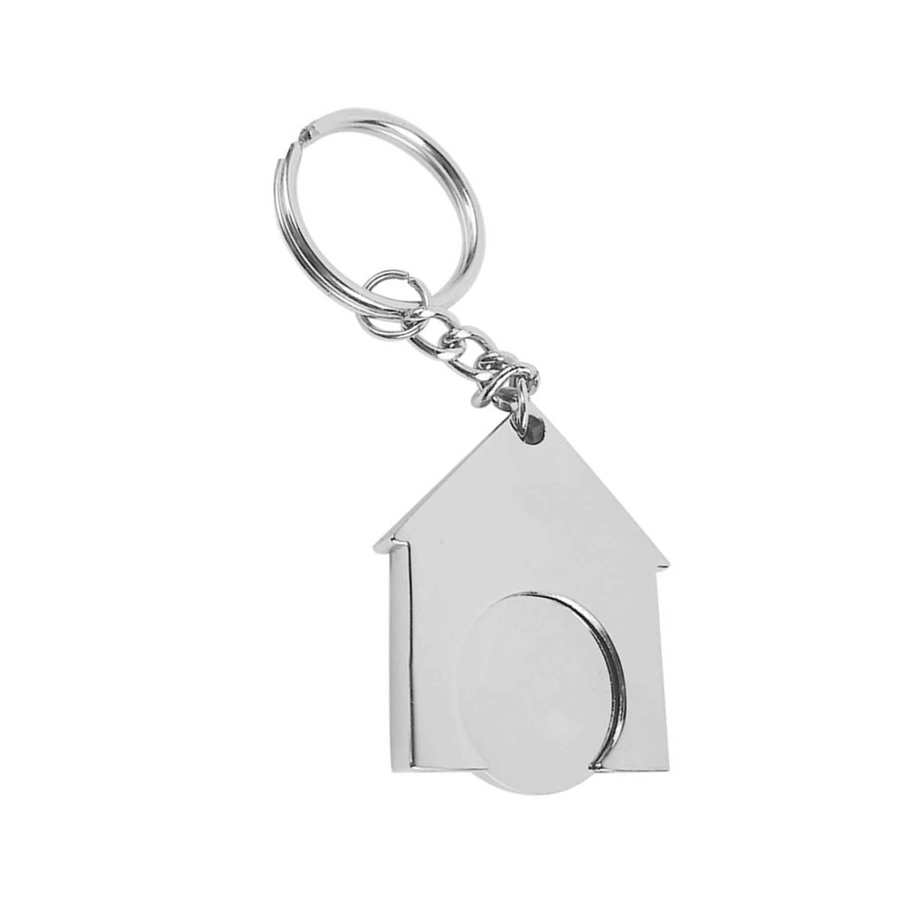 Portable House Trolley Locker Coin Keychain 8