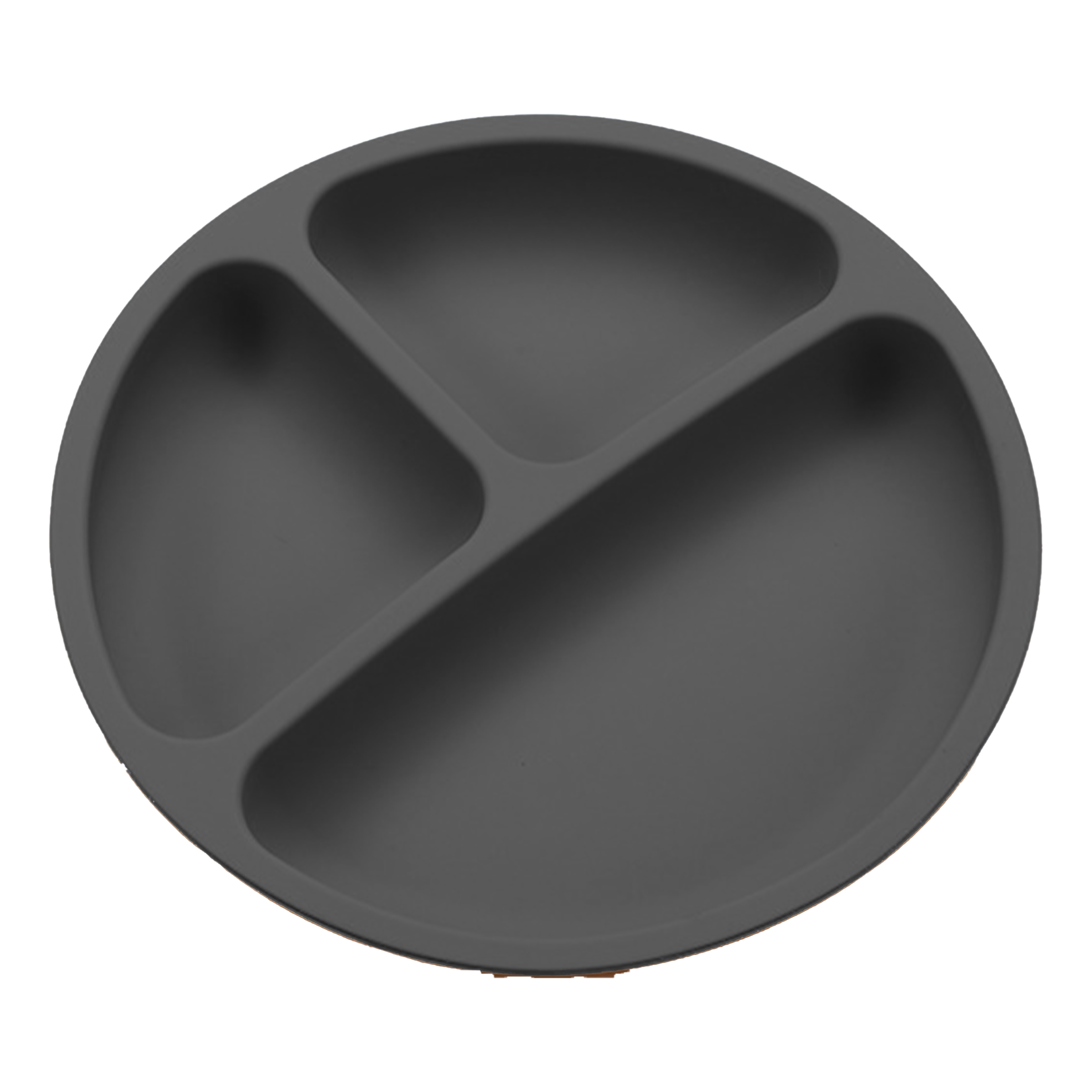 Silicone Children'S Complementary Food Compartment Plate 6