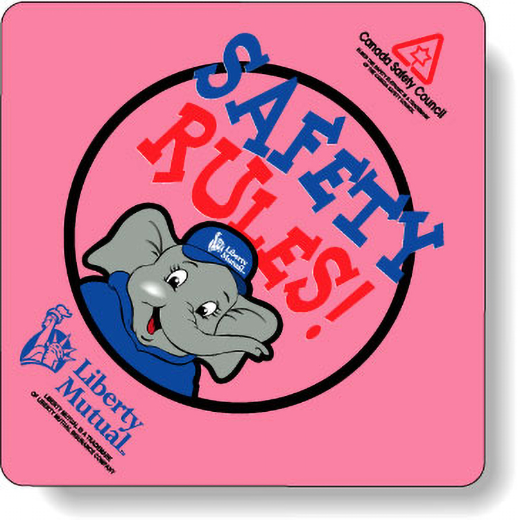 Fluorescent Red Paper Roll Labels Stock Square (3.5"x3.5")