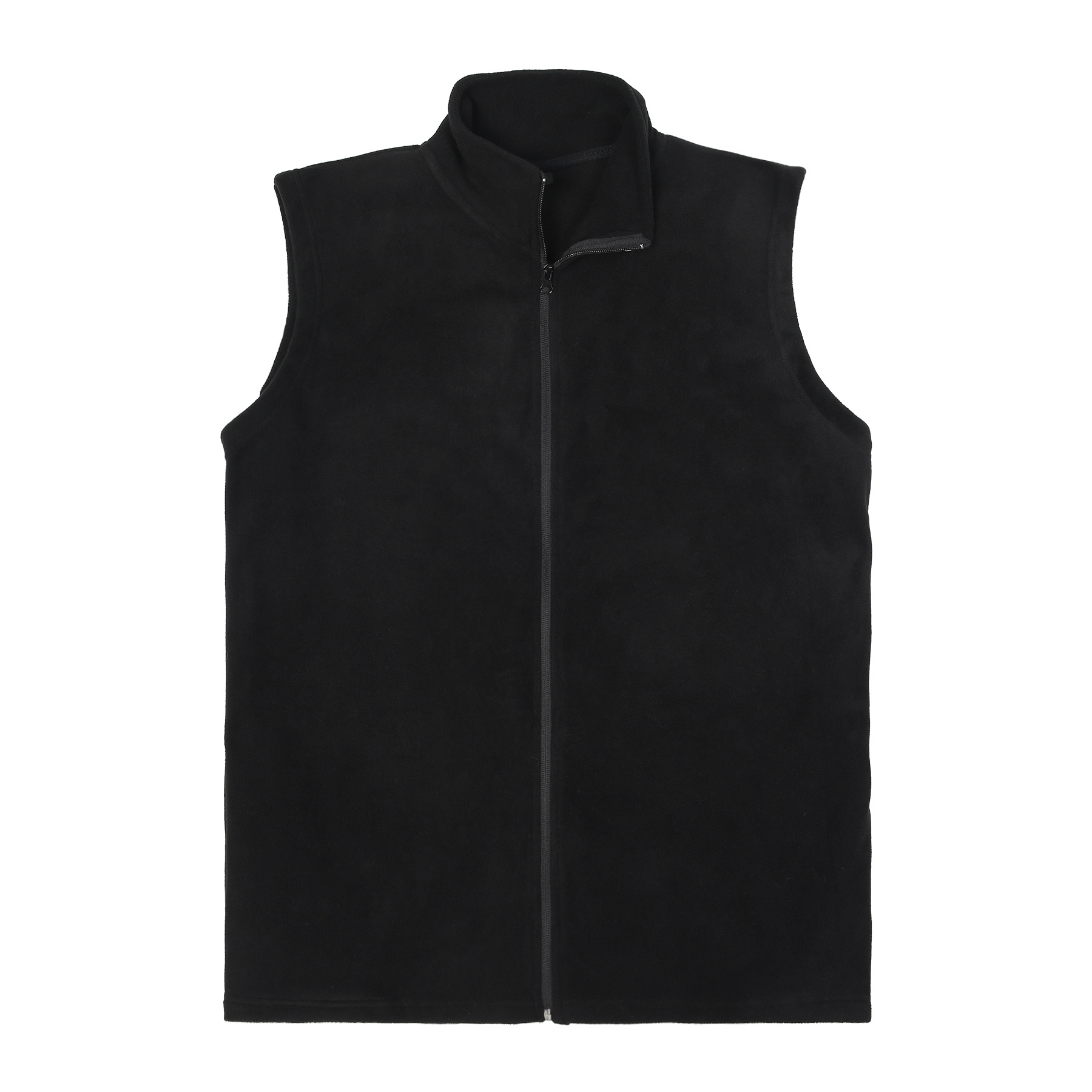 Men's Basic Full-zip Polar Fleece Vest 7