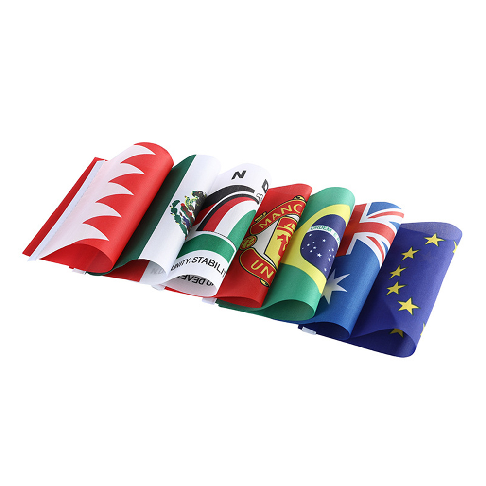 Qatar World Cup Football Fan National Hand Signal Flags 2