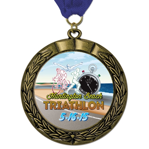 Full color Wreath Medal 3