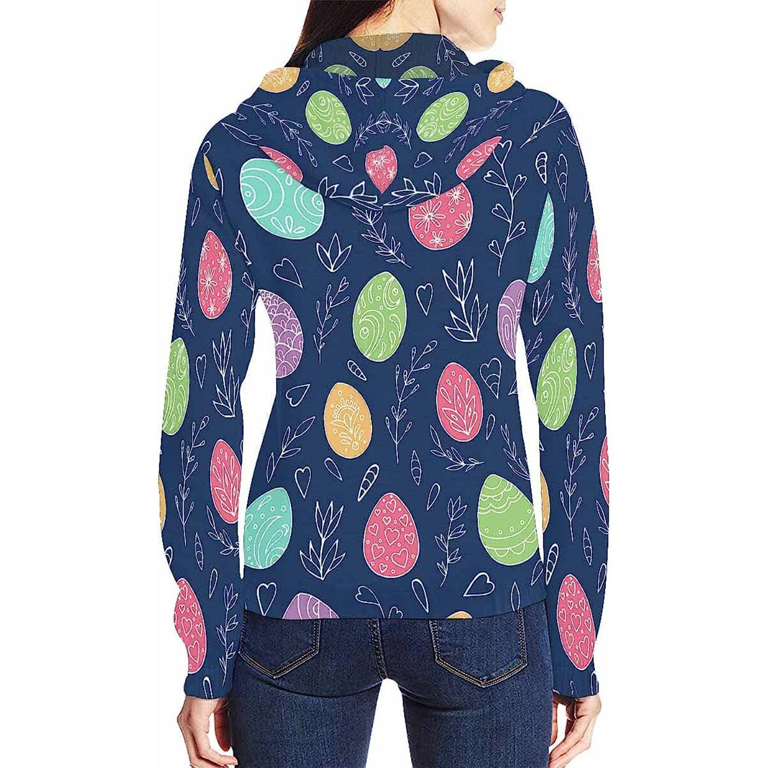 Women's rPET Recycled 100% Polyester Sublimation Performance Full-Zip Hoodie 2
