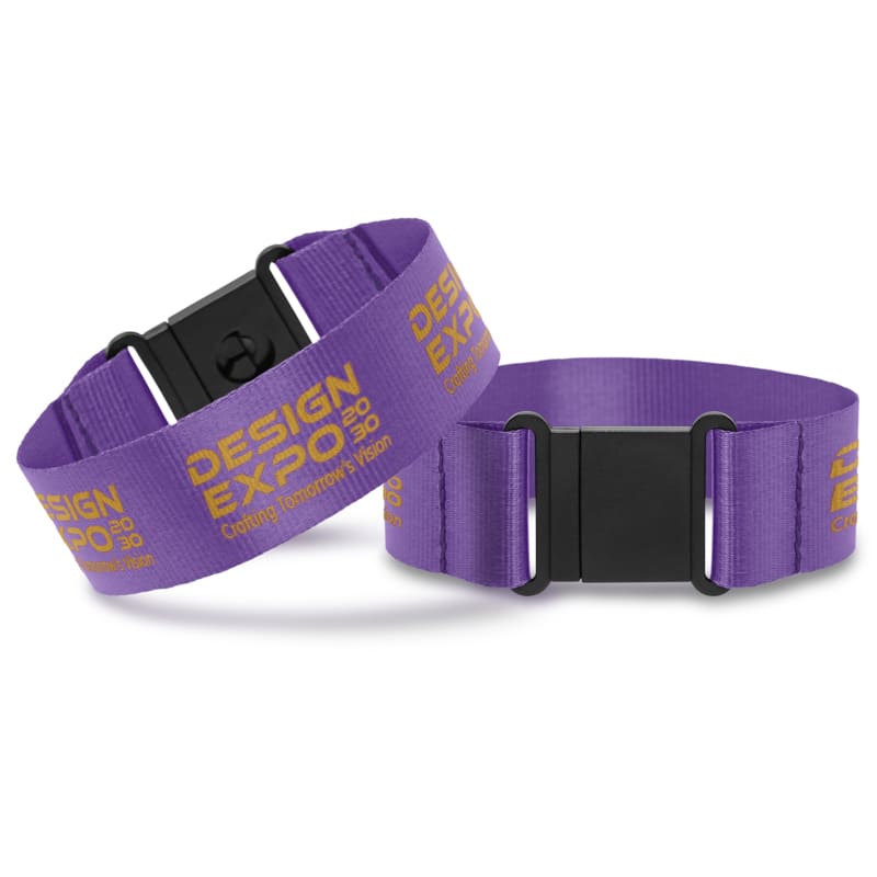 Custom Breakaway Polyester Wristbands 102