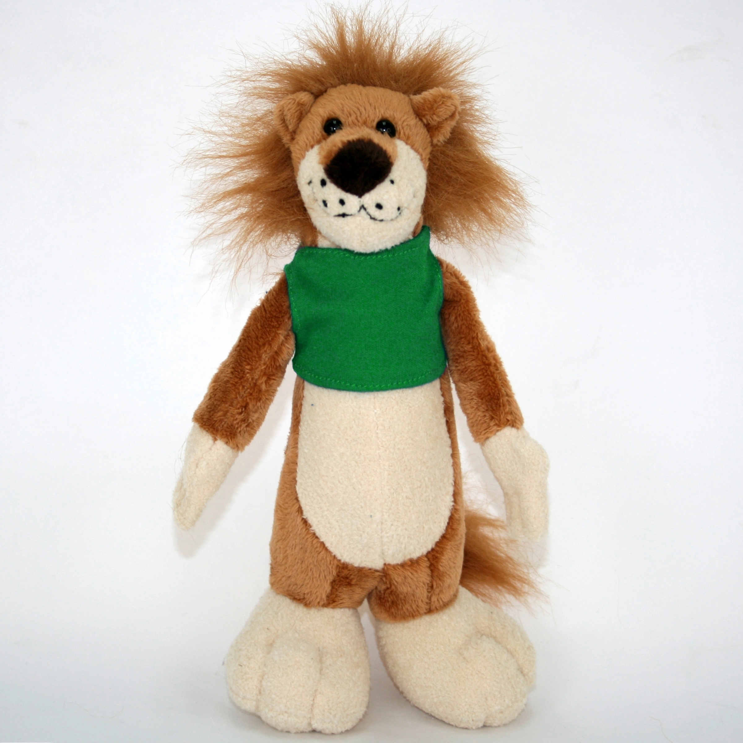 Long Body Stuffed Animal 10" Lion 9