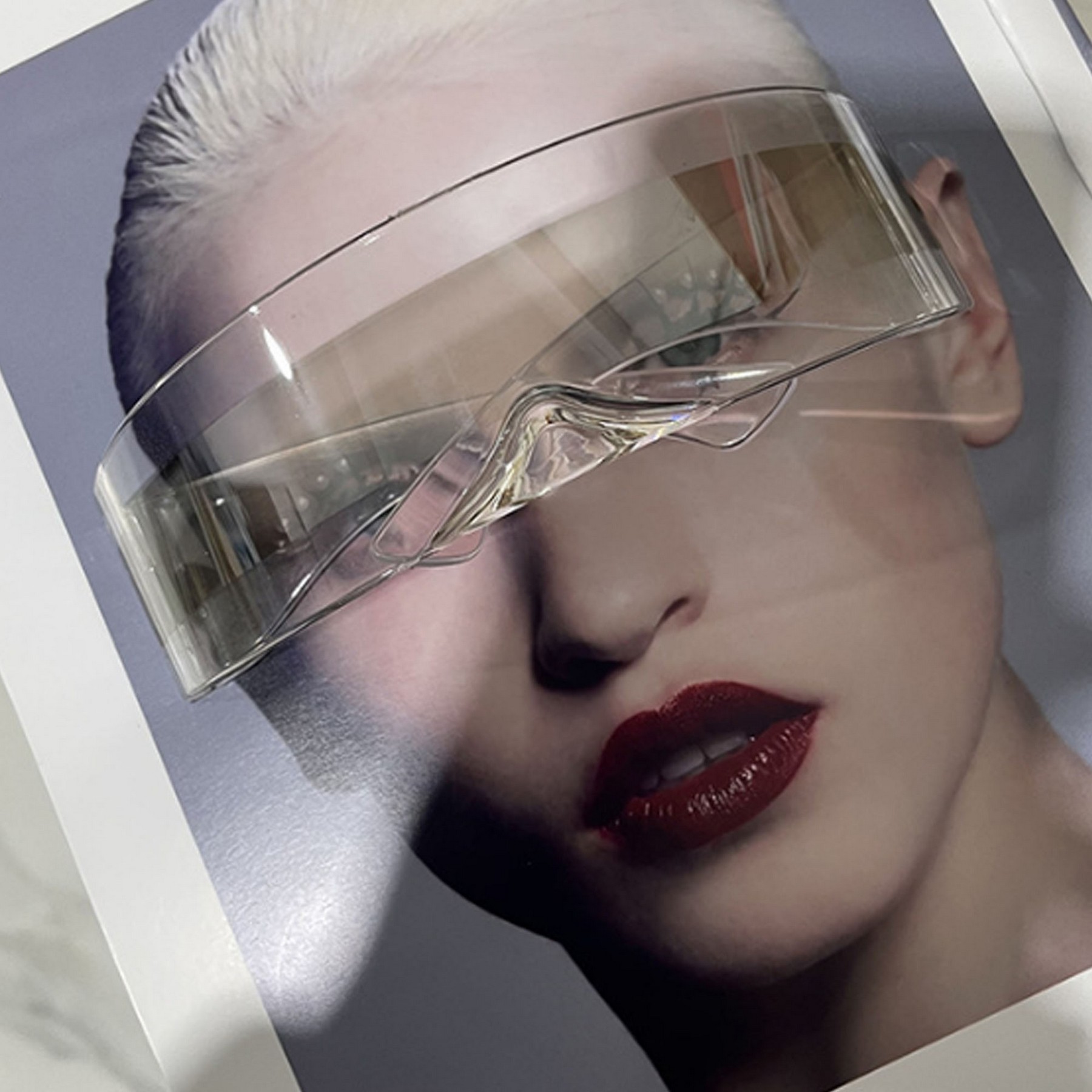 Oversized Shield Sunglasses 4