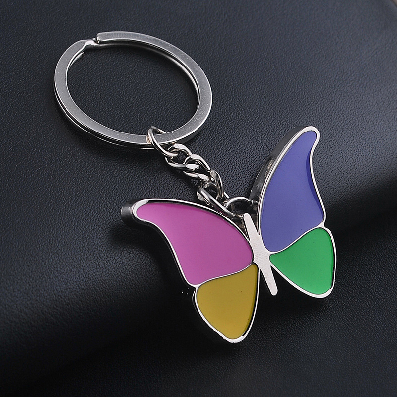 Colorful Butterfly Metal Key Chain 6