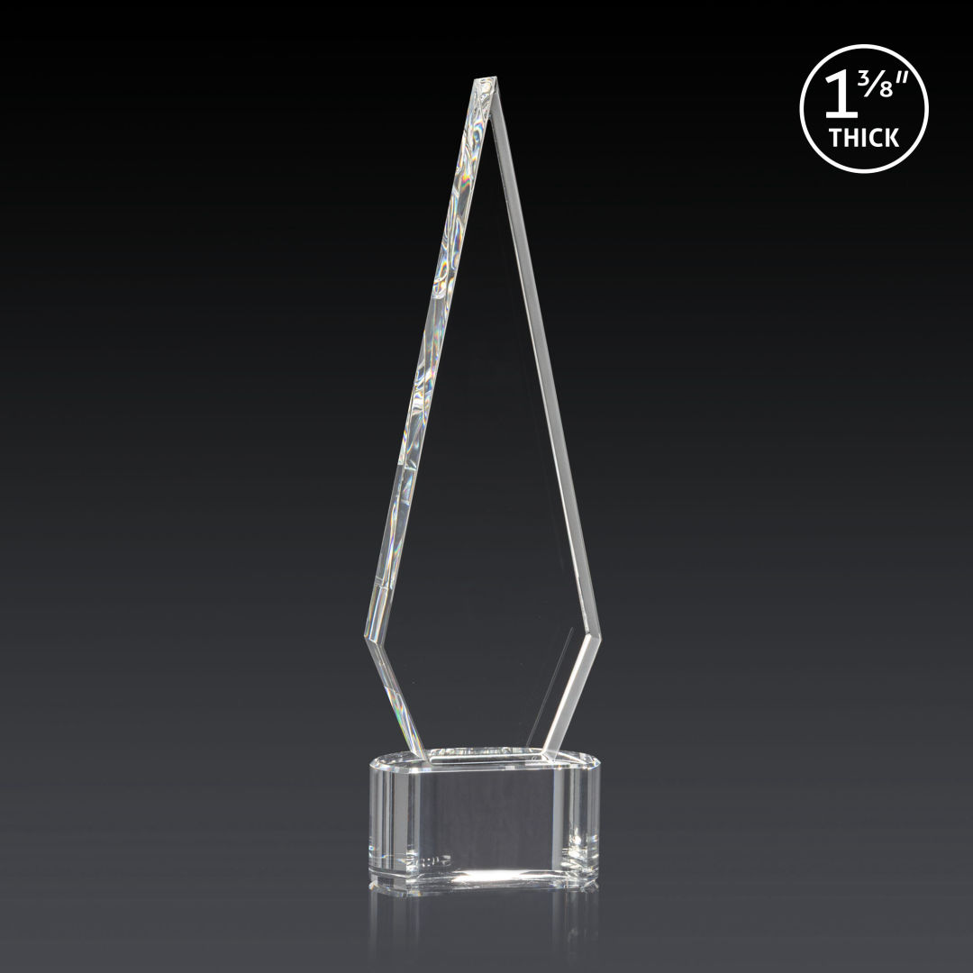 Springfield 3D Award on Paragon Base - Clear 5
